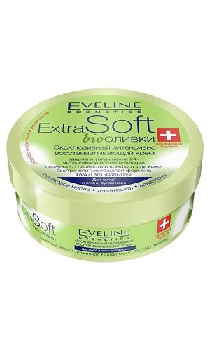 Крем интенсивно восстанавливающий EVELINE EXTRA SOFT BIO-ОЛИВКИ эксклюзивный