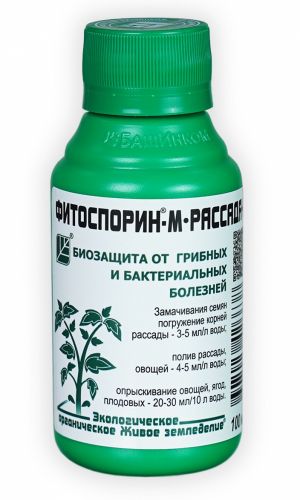 ФИТОСПОРИН-М рассада, овощи, ягоды, плодовые 100 мл