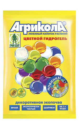 Гидрогель шарики КРАСНЫЙ 20 г